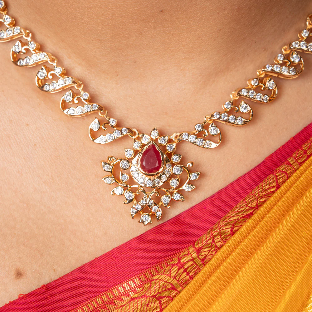 Karaikudi Necklace Set - Image 3